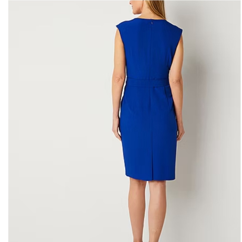 Black Label by Evan-Picone Sleeveless Sheath Dress